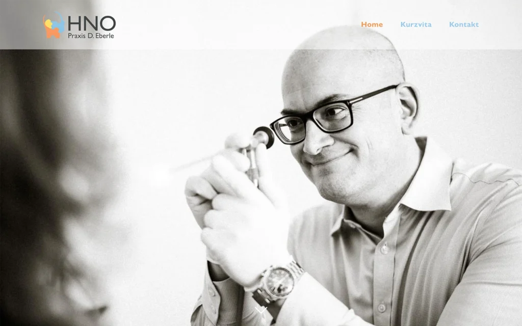HNO Praxis D. Eberle - Webdesign & Fotografie