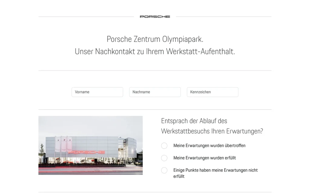 Porsche Zentrum Olympiapark - Digitale Markenanwendungen