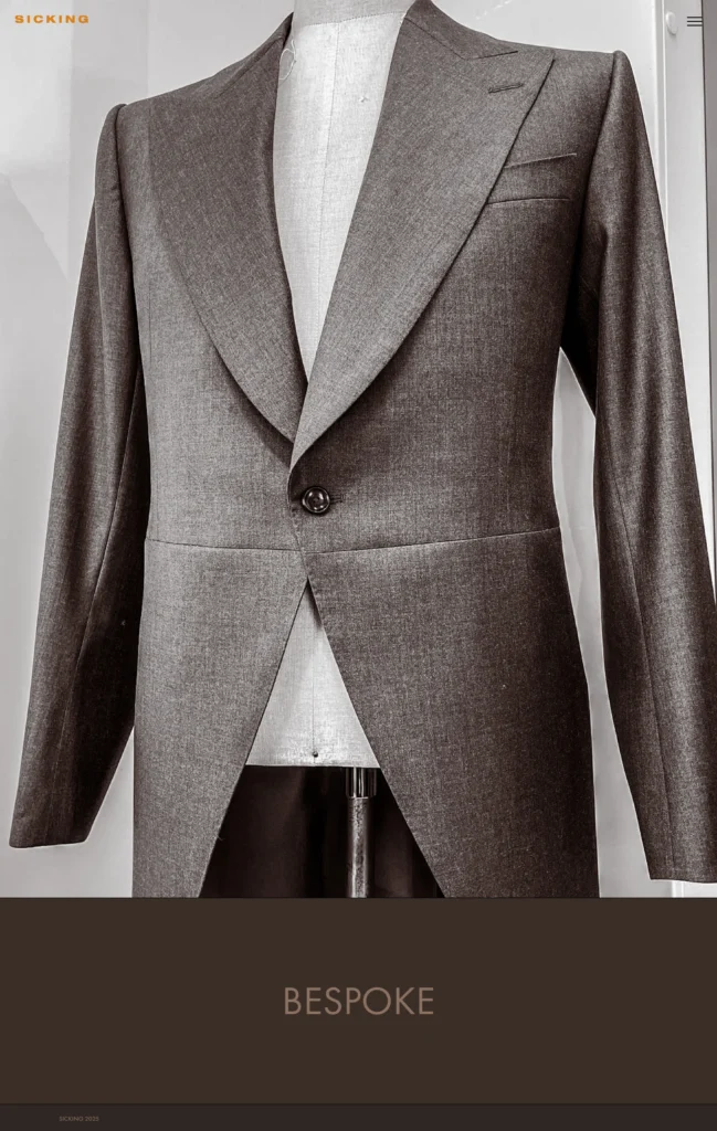 Sicking - Die Maßschneider Screenshot Hauptseite