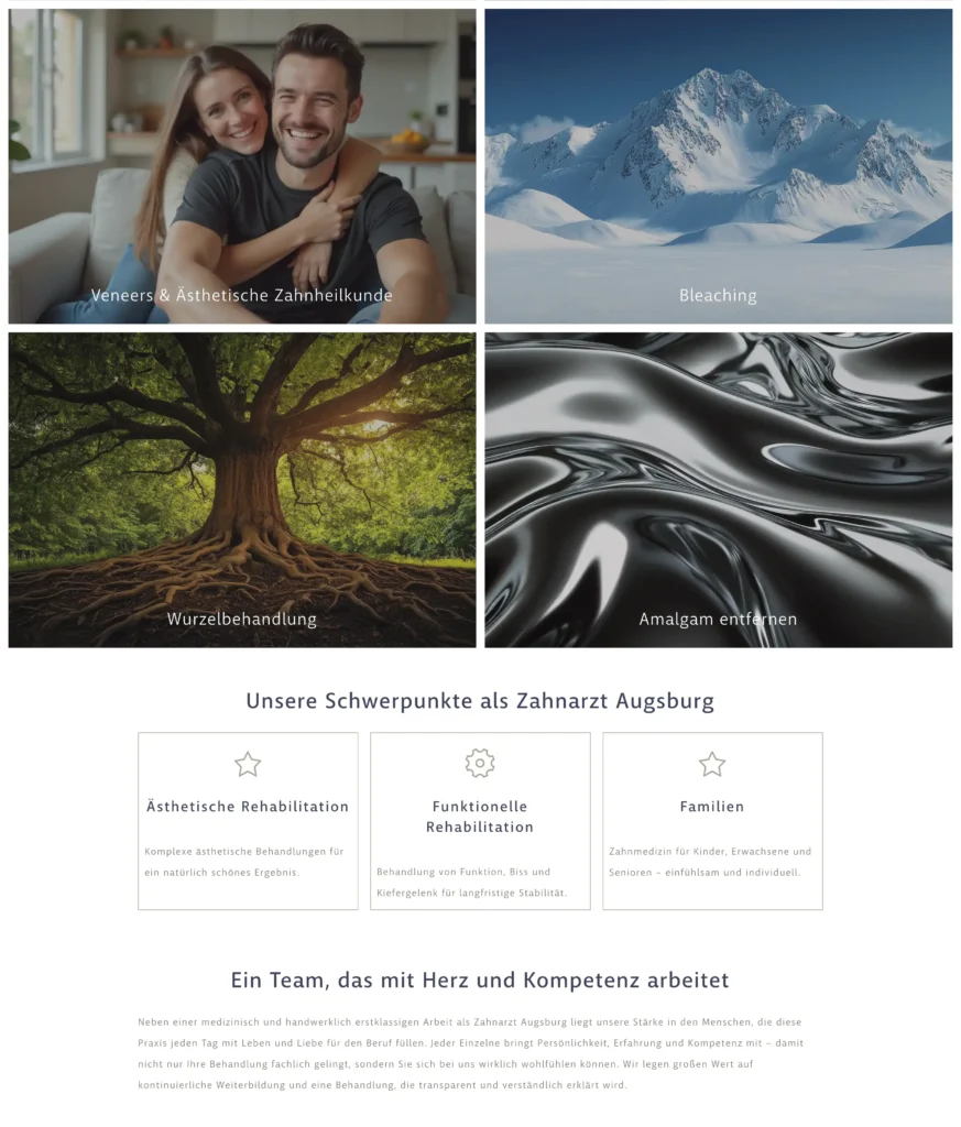 Dr. Carola Stache Screenshot Hauptseite 2